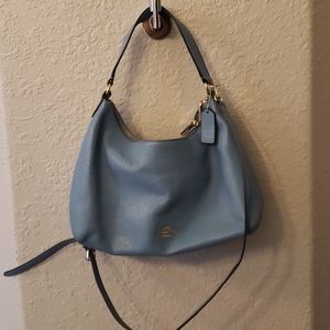 Harley Pebble Leather Coach Purse